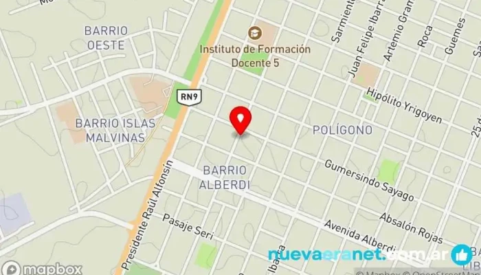 mapa de Panadería 