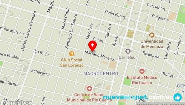 mapa de Panadería 