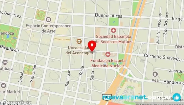 mapa de PANADERIA LA CATALANA Panadería en Mendoza