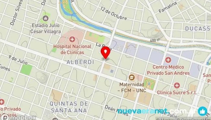 mapa de Panadería La Donna Panadería en Córdoba