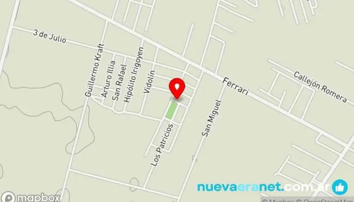 mapa de Panadería la dueña Panadería en Guaymallén