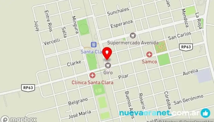 mapa de Panaderia 