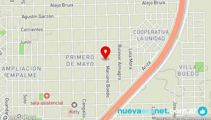 mapa de Panadería La France Panadería en Córdoba