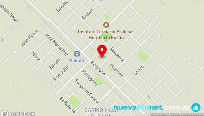 mapa de Panadería 