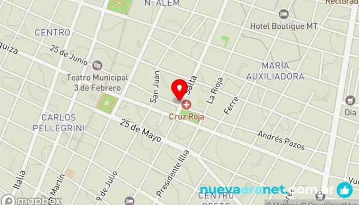 mapa de Panaderia La Nona Confitería Panadería en Paraná