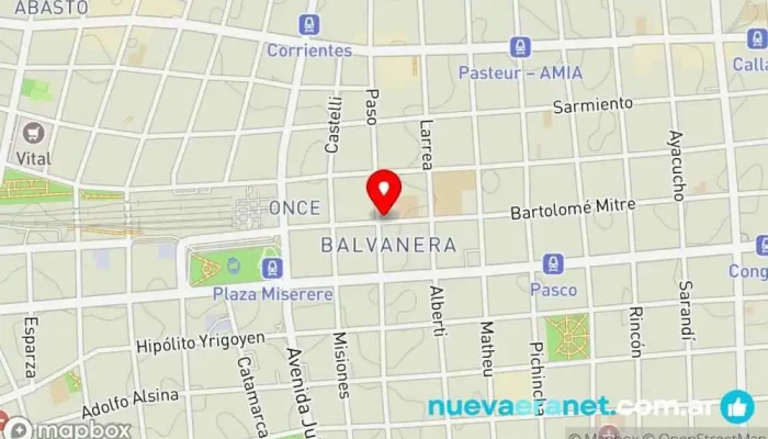 mapa de Panaderia La Nueva Italia Panadería en Cdad. Autónoma de Buenos Aires