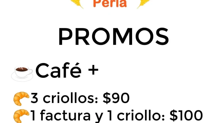 Panaderia La Nueva Perla Carta - Villa Carlos Paz