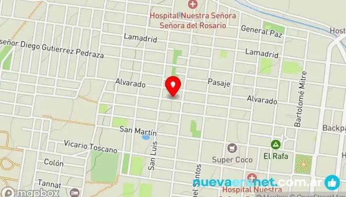 mapa de Panaderia La Nueva San Cayetano Panadería en Cafayate