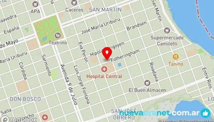 mapa de Panadería La Panna Panadería en Formosa