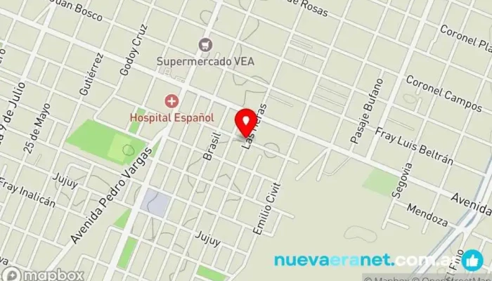 mapa de Panaderia la Parra Su Panaderia Panadería en San Rafael