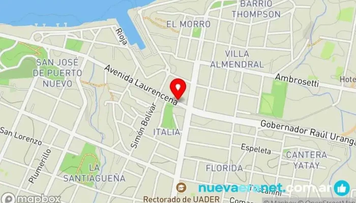 mapa de Panaderia La Perla 2 Tienda de alimentación, Panadería en Paraná
