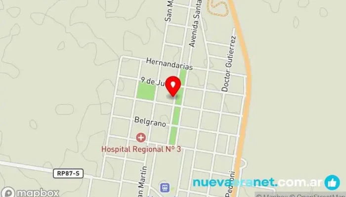 mapa de Panaderia LA PERLA Panadería en Margarita