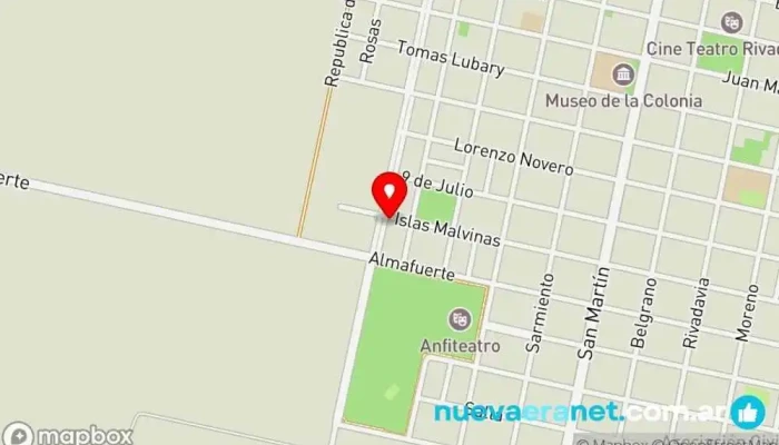 mapa de Panaderia La Perla Panadería en San Carlos Centro