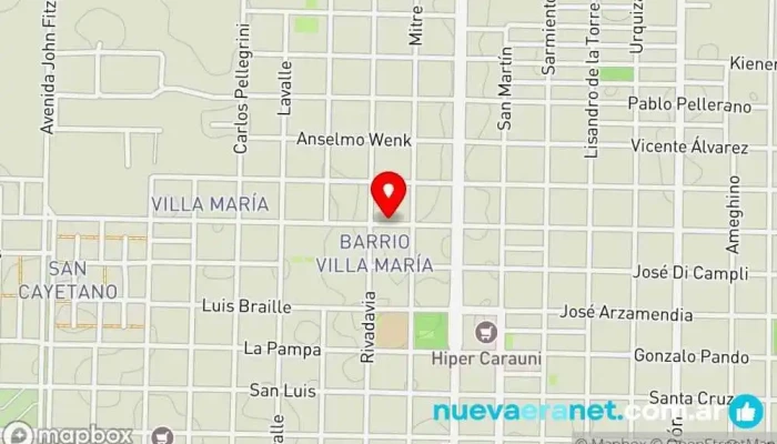 mapa de Panadería 