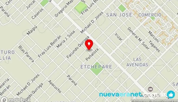 mapa de Panaderia la Virgencita SH Panadería en Trelew