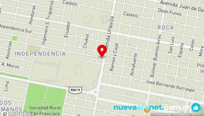mapa de Panadería Las Cañitas Panadería, Pastelería en San Francisco