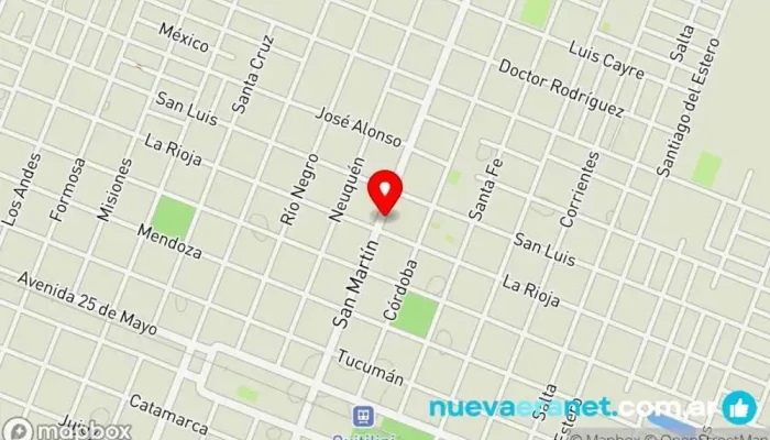 mapa de PANADERIA Las Delicias Panadería en Quitilipi