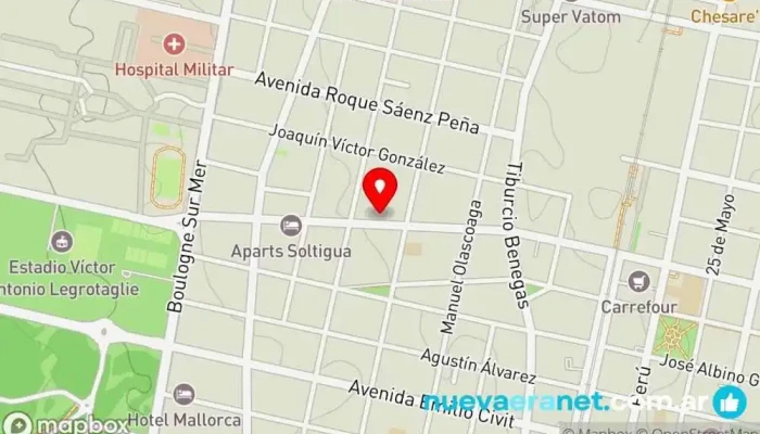 mapa de Panaderia Las Tres Espigas Panadería en Mendoza