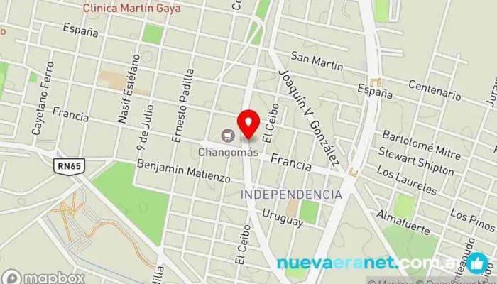 mapa de Panadería Lencina Panadería en Concepción