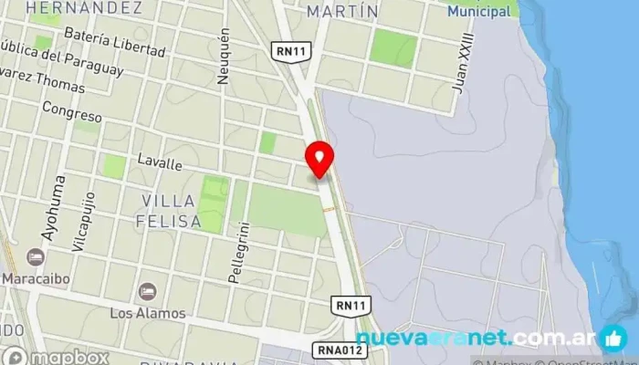 mapa de Panadería Libertad Panadería en San Lorenzo