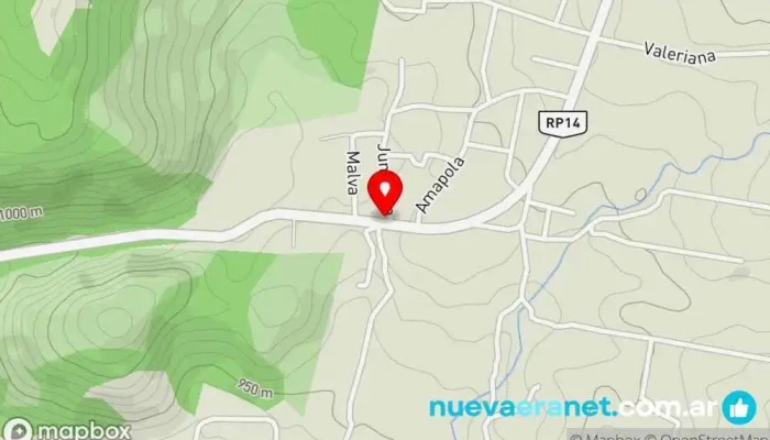 mapa de Panaderia LoLó Panadería en Los Hornillos