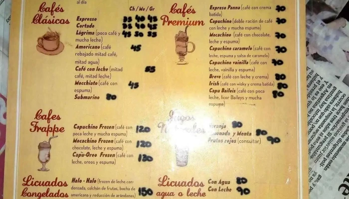 Panaderia Los 3 Indios Carta - Paraná