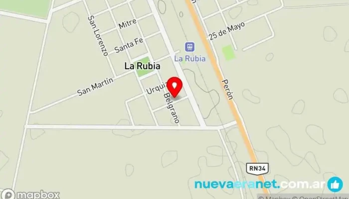 mapa de Panaderia los milagros Panadería en La Rubia