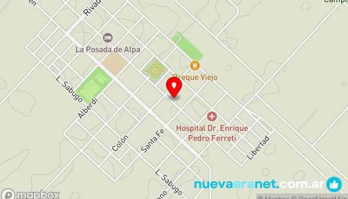 mapa de Panaderia Mana Tienda de alimentación en Alpachiri