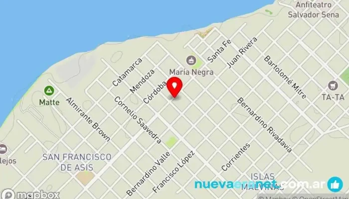 mapa de Panadería Panadería en Ituzaingó