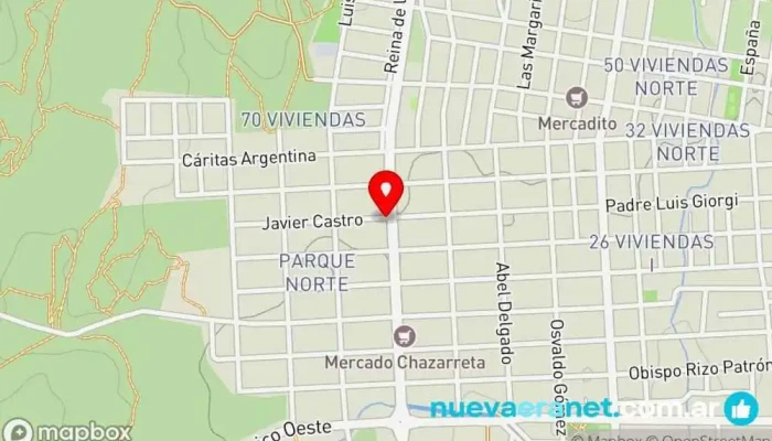 mapa de PANADERÍA Panadería en San Fernando del Valle de Catamarca