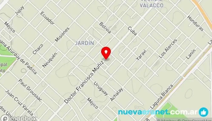 mapa de Panadería Maranatha Panadería en Río Cuarto