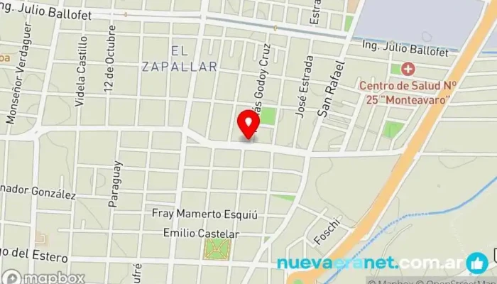 mapa de Panaderia Matias Panadería en Las Heras
