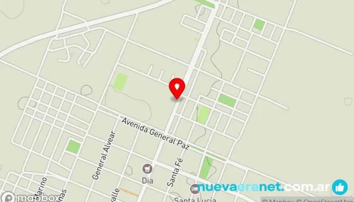mapa de Panaderia Matta Hnos Panadería en Santa Lucía