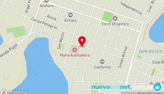 mapa de Panadería N y D Panadería en Saladas