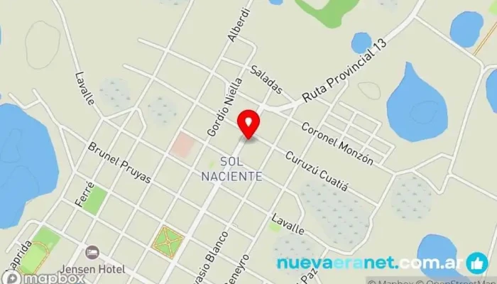 mapa de Panaderia Ñande Pan Panadería en Caá Catí