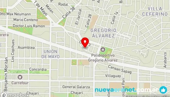 mapa de Panadería Nuestro Amigo Panadería en Q8302LCI