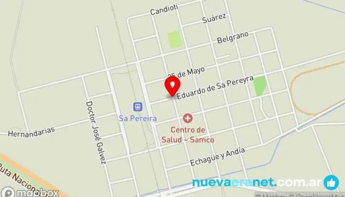 mapa de Panaderia Nueva Pompeya Panadería en Sa Pereira