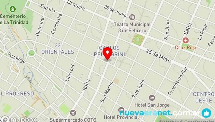 mapa de Panaderia Onda Dulce Panadería en Paraná