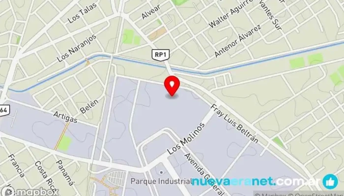 mapa de Panadería Palau - Fábrica Panadería mayorista, Panadería en Santiago del Estero