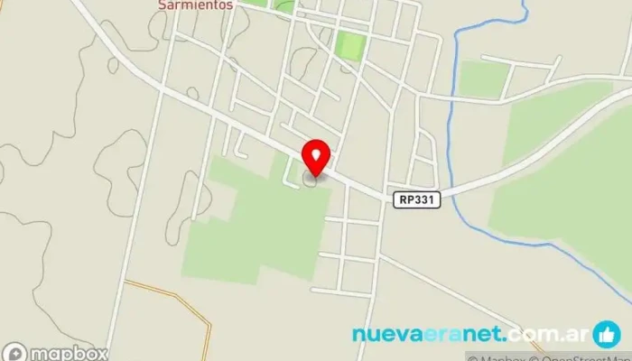 mapa de Panadería Priotti Panadería en Los Sarmientos