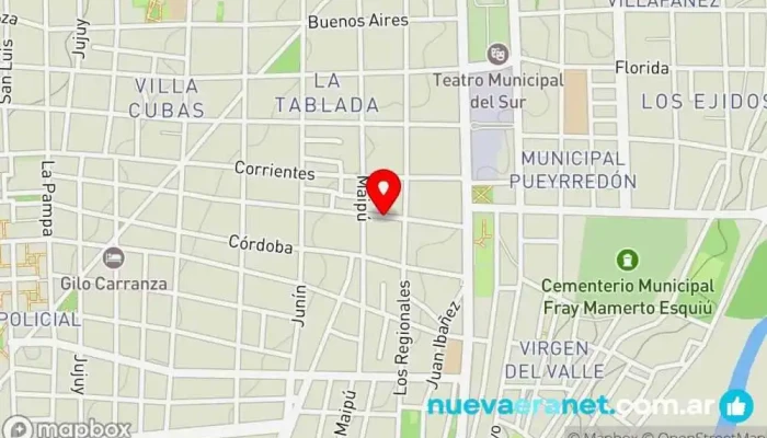 mapa de Panadería Pueyrredón Panadería en San Fernando del Valle de Catamarca