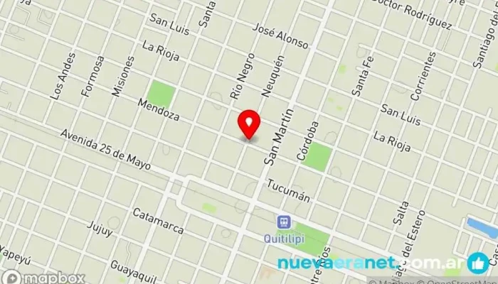 mapa de Panaderia Que Pan! Panadería en Quitilipi