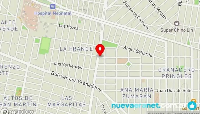 mapa de Panadería Roel Panadería en Córdoba