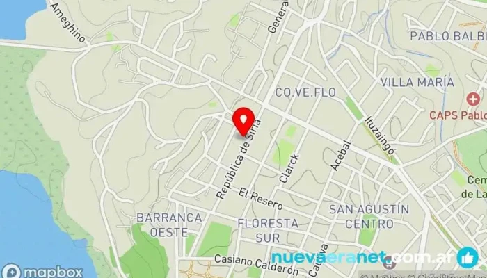 mapa de Panadería San José Panadería en Paraná