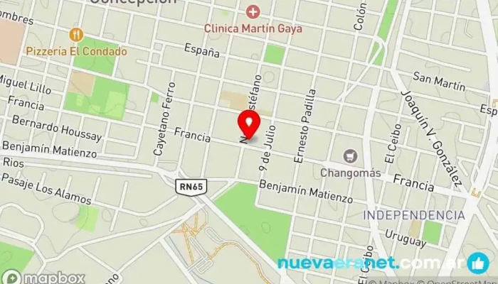 mapa de Panaderia San Jose Panadería en Concepción