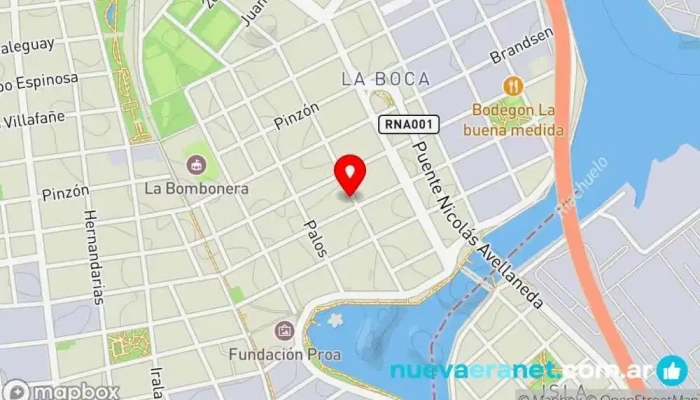 mapa de Panadería San Juan Panadería en Cdad. Autónoma de Buenos Aires