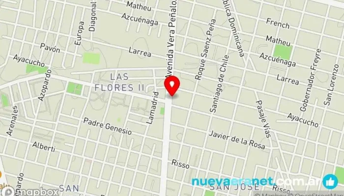 mapa de Panadería San Rafael Panadería, Pastelería en CFR