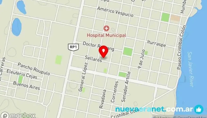 mapa de Panaderia Santa Rosa, Productos 