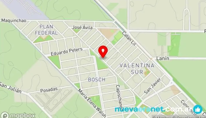 mapa de Panaderia Simon Panadería en Neuquén