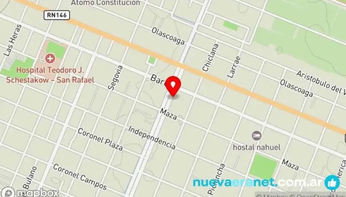 mapa de Panaderia Tia Kika Panadería en San Rafael